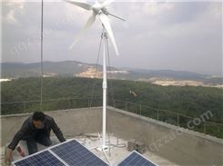 昆明阿拉瞭望台 600W光伏发电+600W风力发电机 风光互补发电系统 瞭望台光伏供电