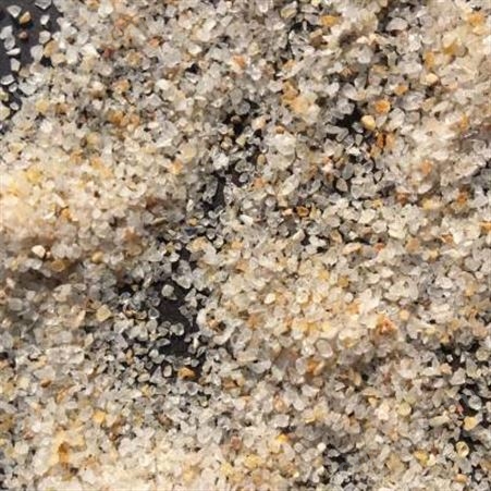 石英砂厂家直供 水处理石英砂滤料 强度高除锈石英砂 琳珑精制石英砂