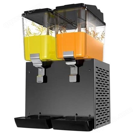 腾工饮料机商用 冷热饮料机果汁机 双缸移动冷饮机