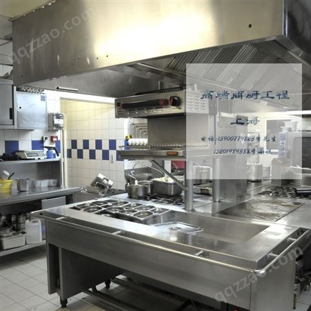 整体厨房工程设计安装维护 西餐厅牛排餐厅商用厨房工程配套 找上海红河实业