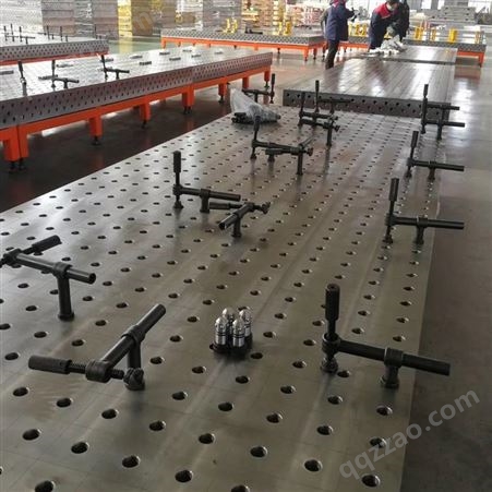 多孔三维焊接平台 铸铁三维焊接工作台  三维柔性平台  来图供应