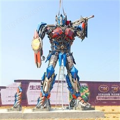 钢雕变形金刚模型_尚武_大黄蜂变形机器人模型_生产厂家