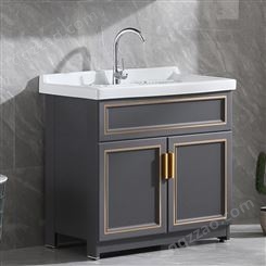 百和美整体全铝浴室柜定制 落地式组合浴室柜制造