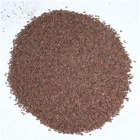 水洗30-45%含量天然锰沙滤料 除铁锰时效长 颗粒均匀 荣茂