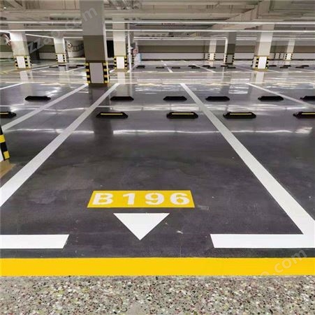 停车场划线批发定制 停车场划线施工团队 停车场划线