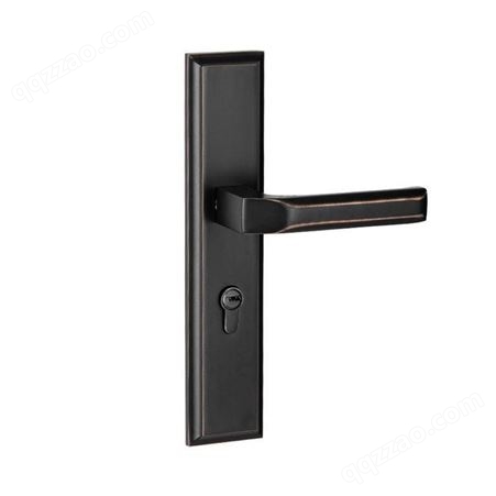 雅金现代简约卧室连体门锁 锌合金磁吸执手极简木门锁家用房门锁
