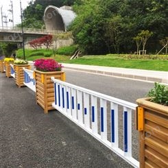 道路铝合金花箱 带花槽绿化景观护栏 可定制市政隔离栏花坛