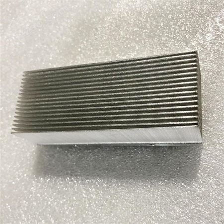 来图定制铝型材密齿散热器 逆变器一体式散热器厂家
