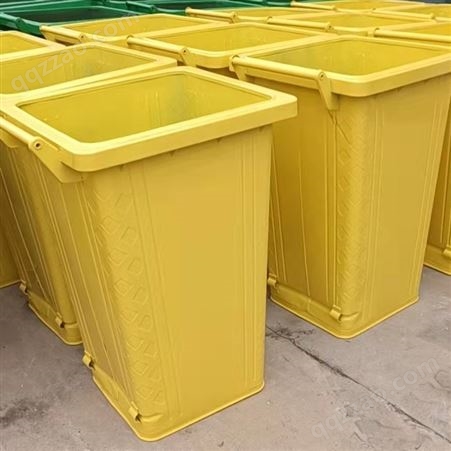JM-062铁制垃圾桶 批发供应240L脚踏垃圾桶 加厚脚踩式分类学校分类桶