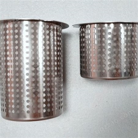 定制加工不锈钢蚀刻双层咖啡过滤网杯滤筒滤茶器碰焊蚀刻网