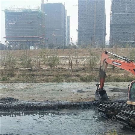 河道清淤挖掘机出租 海西水上挖机出租价格