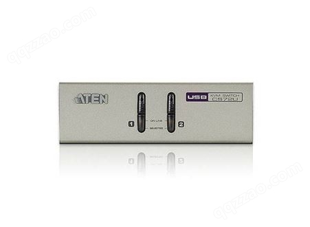 ATEN宏正 CS72U 2端口USB VGA/音频KVM多电脑切换器