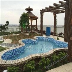 泳池马赛克瓷砖供应 石湖居石材拼图马赛克 造型美观 支持定制