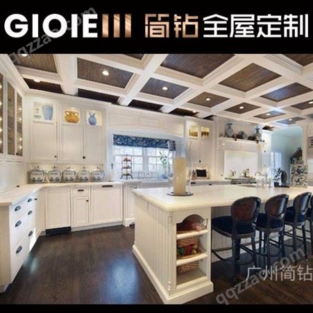 广州全屋定制橱柜-实木开放式厨房柜设计-多功能橱柜厂家