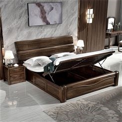 南京木床定制 卧室木床定做 原木实木木床 木床全屋定制 中式木床