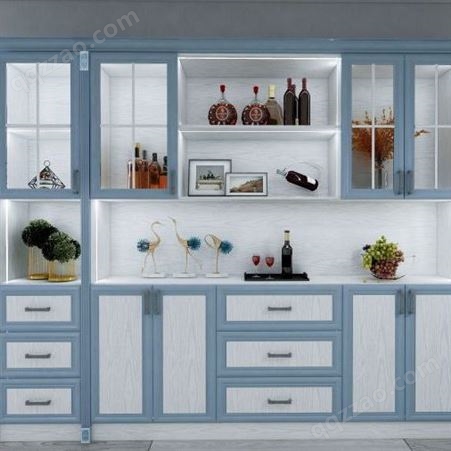 全屋整体橱柜定制 简约厨房地柜直供定做    现代开放式整屋家具