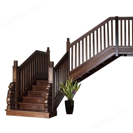 加工定制楼梯 室内家用实木楼梯 别墅阁楼原木楼梯 全屋整木定制