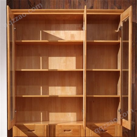 全实木家用现代 儿童学生落地书架 置物架卧室 储物收纳书柜定制