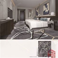 重庆新中式宾馆尼龙印花地毯