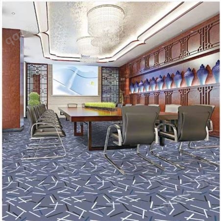 会议室pvc地毯丙纶酒店地毯房间满铺走廊商用加厚阻燃地垫