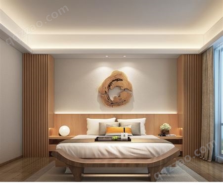 实木床1.8米经济型单双人床 中式现代简约1.5米储物高箱床 卧室家具
