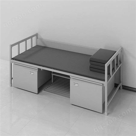 制式床生产厂家 优美销售制式营具 单人钢床