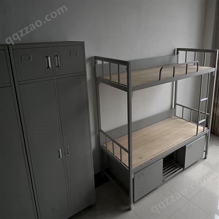 钢制铁床上下铺 加厚架子床 宿舍高低铁艺床现货直销