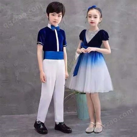儿童传统合唱服演出服表演服演出服
